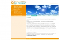 Website Pfrang Gert Dr. Zahnarzt Praxis Sven Dr. Zahnarztpraxis