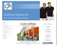 Bild Ohneis Maximilian S. Dr.med. Dr.med.dent. Zahnarzt / Ttigkeitsschwerpunkt Implantologie