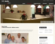 Website Jacobs Willem H. Zahnarzt