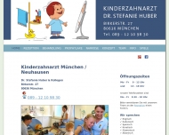 Website Huber Stefanie Dr. zahnärztliche Behandlung bei Kindern