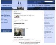 Website Hesse Ralph-Peter Dr. Zahnarzt