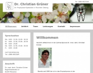 Website Dr. Christian Grüner