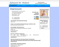 Website Gammel Helmut Dr.med.dent. Zahnarzt
