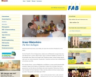 Website Flensburger Arbeiter-Bauverein eG
