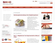 Website SH+C Schwarz Hempe&Collegen