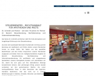 Website Schmidt Dr. & Partner Steuerberatungsgesellschaft