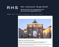 REIN HAMBRECHT SINGER GMBH WIRTSCHAFTSPR?FUNGSGESELLSCHAFT STEUERBERATUNGSGESELLSCHAFT M?NCHEN - Sta...