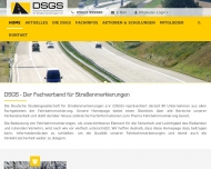 Website Deutsche Studiengesellschaft f�r Stra�enmarkierungen