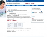 Bild Patientenberatung rztekammer Hamburg Kassenrztliche Vereinigung Hamburg