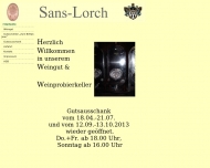 Bild Sans-Lorch Weingut Weinprobierkeller