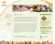 Website Bäckerei Konditorei Ziegler