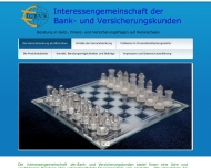 Website Interessengemeinschaft der Bank- und Versicherungskunden