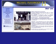 Website Russinger Michael Lichtanlagenverleih