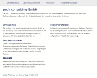 Bild Peck Consulting GmbH Unternehmensberatung