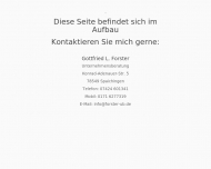 Bild Gottfried L. Forster Unternehmensberatung