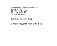 Bild Timmler Herbert Bautischlerei