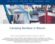 Bild Camping Nordsee Wohnwagen