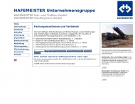 Website Hafemeister Erd- und Tiefbau