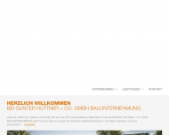 Website Gunter H�ttner + Co.