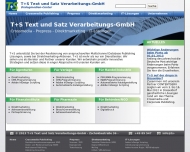 Bild T+S Text und Satz Verarbeitungs-GmbH