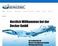 Bild Decker GmbH Abwassertechnik