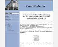 anwaltskanzlei - Kanzlei Lebram Reutlingen 07121-493037 Zivilrecht Verkehrsrecht Vertragsrecht Steue...