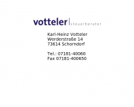 Bild Steuerberater Votteler Karl-Heinz