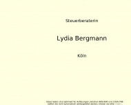Bild Bergmann Lydia Steuerberaterin