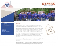 Website Hanack Dachdeckerei