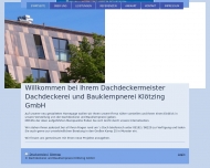 Bild Kltzing Dachdeckerei u. Bauklempnerei GmbH