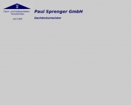Bild Sprenger GmbH Paul Bedachungen