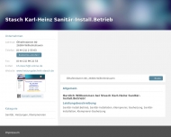 Bild Stasch Karl-Heinz Sanitr-Install.Betrieb