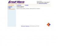 Website Ernst Horn