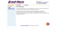 Website Ernst Horn