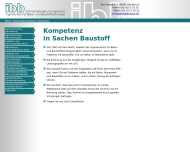 ibb - Kompetenz in Sachen Baustoff