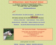 Website Ponyhof Dinkel