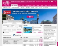 Website Reisebüro L'TUR Last Minute
