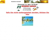 Website Reisebüro Sanwald
