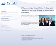 K?hler Rechtsanw?lte die Kanzlei, die Ihnen in Spezialfragen helfen kann