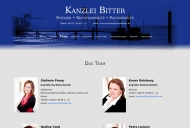 Website Kanzlei Bitter und Partner