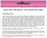 Bild Mhlhuser GmbH & Co Modehaus am Dom KG