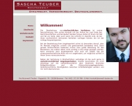 Website Rechtsanwalt Sascha Teuber