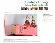 Website Urlings Elisabeth Rechtsanwältin