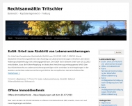 Website Rechtsanwältin Thea Tritschler