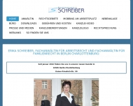 Website Anwaltskanzlei Erika Schreiber