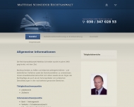 Website Schneider Matthias Rechtsanwalt