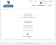 Bild Gerd H.W.Redeker, Rechtsanwalt