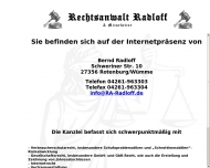 Bild Radloff Bernd Rechtsanwalt