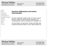 Bild Mller Michael Rechtsanwalt