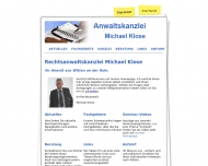 Website Klose Michael